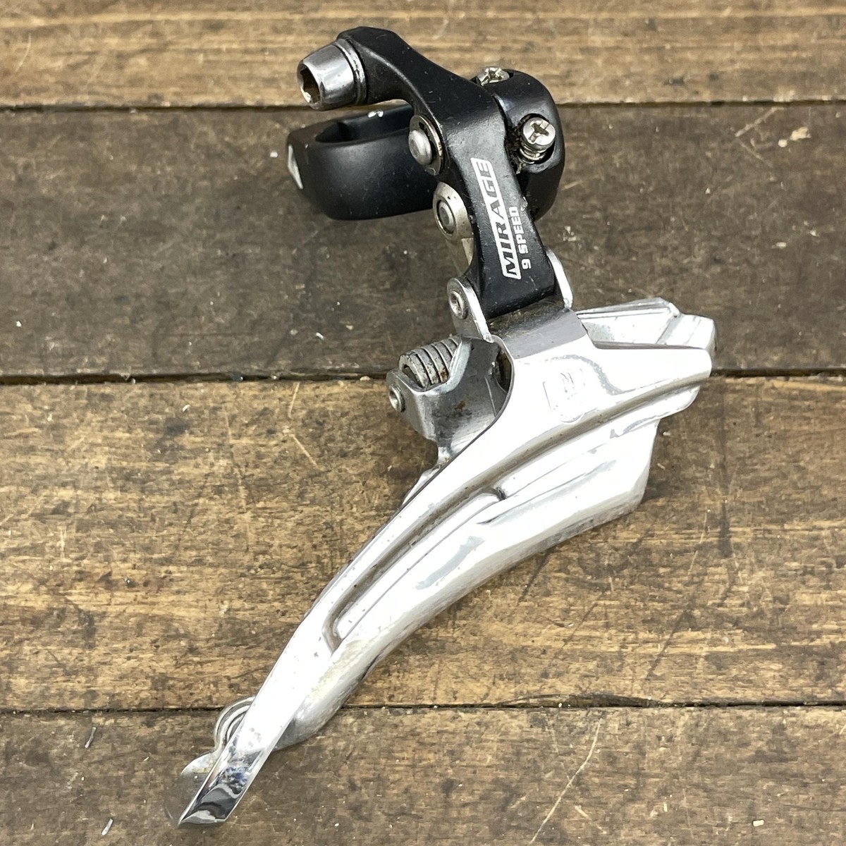 Vintage Campagnolo Mirage Front Derailleur 9 Speed Italy 32mm 31.8