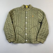 Polo Ralph Lauren Baseball Jacket Boys Small Quilted Bomber Water Repellent