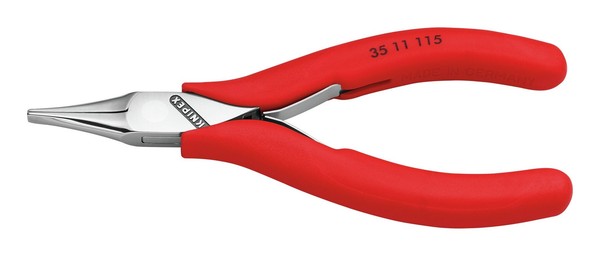 Knipex Elektronik-Greifzange 115 Mm Form 1 Poliert - 35 11 115-image