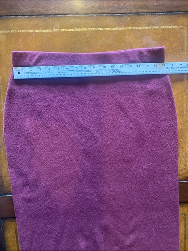 J.Jill Vintage Sweater Knit Skirt Set Womens Burgundy Cotton/Wool Blend Sz M - Picture 11 of 13