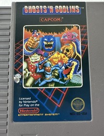 Ghosts 'n Goblins (Nintendo NES 1986) Authentic Tested