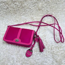 Coach Haircalf Turn Lock Tassel Shoulder Bag