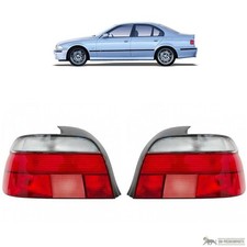 Depo / TYC Heckleuchten rot weiss SET passt für BMW 5er E39 95-00