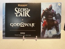 MTG Secret Lair x Playstation God of War: Norse Traditional Foil - Sealed NEW