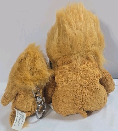 Avon Full O' Beans PURRDY the LION Plush & Keychain SET 2000 August birthstone - Picture 2 of 3