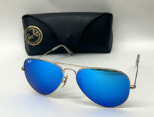 Ray-Ban Sunglasses RB3025 Aviator Large Metal 112/17 Blue Flash