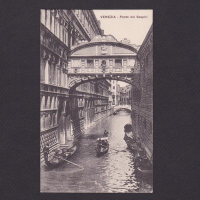 ITALY, Postcard, Venice, Bridge of Sighs, Unused