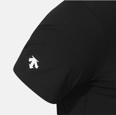 DESCENTE Swiss Triathlon Cooling Short-Sleeve T-shirt BLACK ASIAN