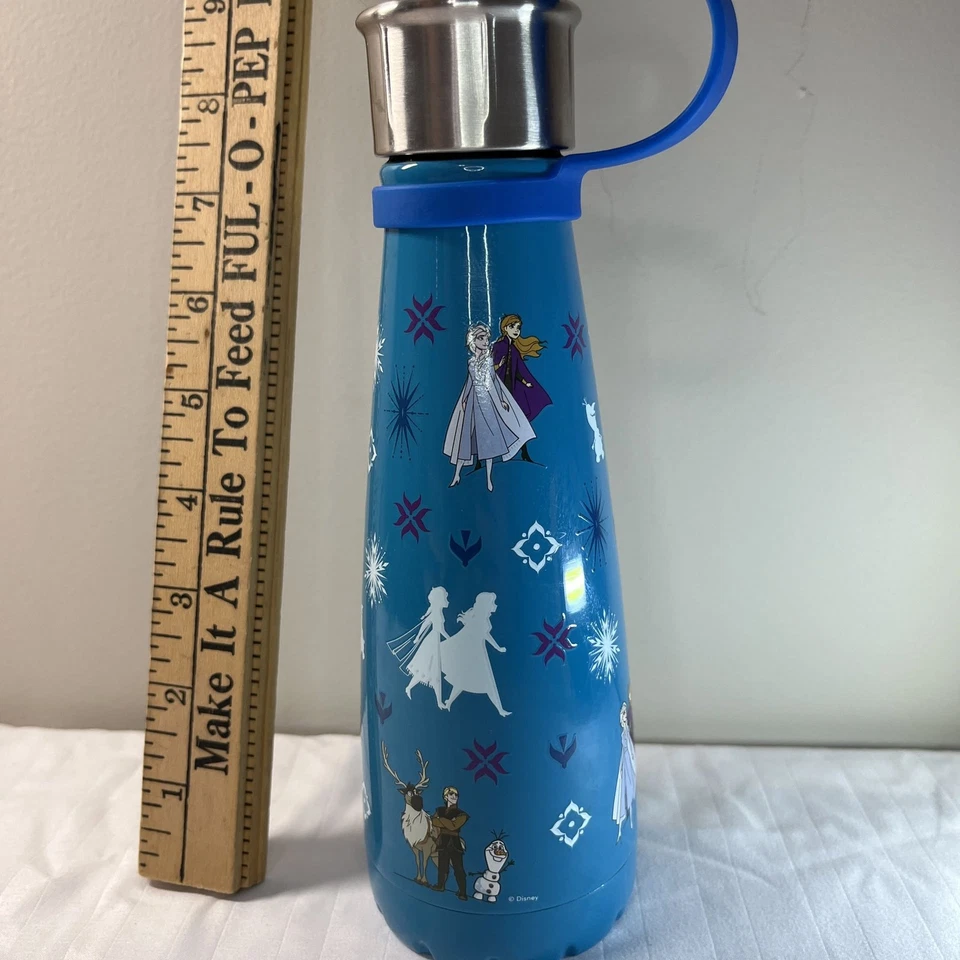 Botella de agua S'ip by S'well Disney Frozen Elsa Anna Olaf Sven 10 oz Foto 4 de 4
