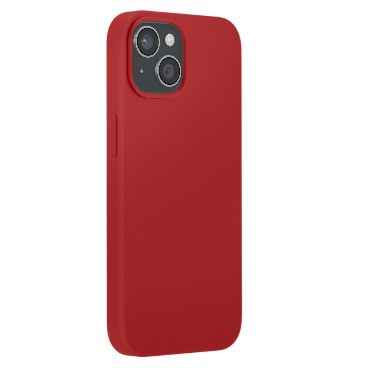Coque iPhone 15 TPU Antichoc Rouge avec Doublure Douce Anti-Rayure Moxie