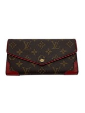 Louis Vuitton Long Wallet Porteuille Sarah Retiro Monogram Canvas Cerise Used