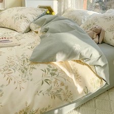 4pcs Duvet Cover Set 100 Cotton Comfort Duvet Cover Set,Include a Duvet Cove...