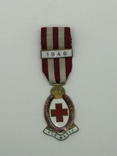 The British Red Cross For Merit 1946 Medal 4850 J. Whittington With Bar