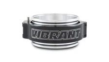 Vibrant For 3.5in O.D. Aluminized HD Clamp Assembly - Black 32517