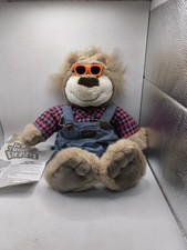 1997 Tyco Real Talkin' Bubba Bear Plush Talking Stuffed Animal - Untested