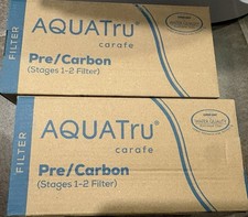 AquaTru Carafe AT100 2 Stage Pre/Carbon Filter - Genuine Filter Of 2