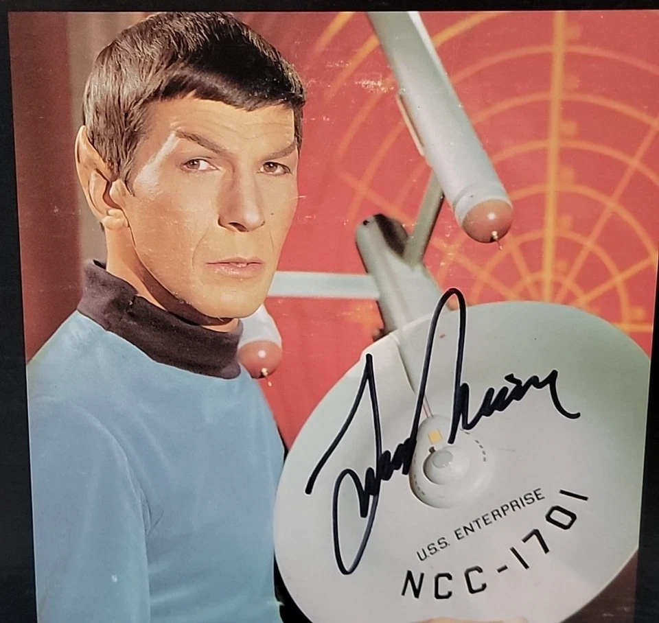 SIGNED Leonard Nimoy Presents Mr. SPOCK Music from Outlet Space LP Vinyl - READ - Image 4 of 4