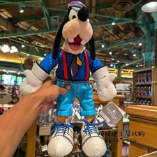 Genuine Disneyland 25 Summer Goofy Plush Toy Doll Children Birthday Gift 50cm