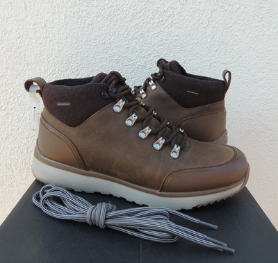 UGG OLIVERT BISON WATERPROOF LEATHER SNEAKER HIKER BOOTS, MEN US 10/ EUR 43 ~NEW