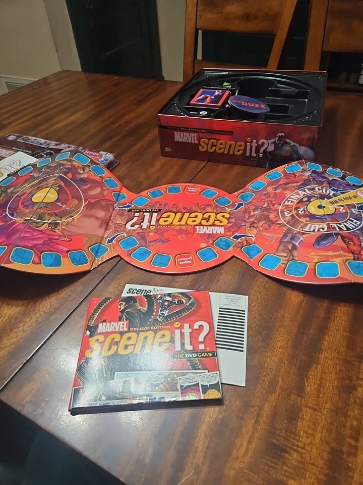 Marvel Deluxe Edition Scene It? DVD Game - Tin Box - 2006 - Complete - Image 4 of 4