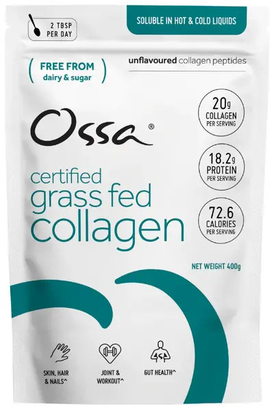 Ossa Organic Certified Grass Fed Collagen Peptides 400g - 4 Pack - Image 5