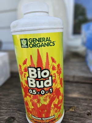 General Organics, Bio Bud, 1 Qt, flower bloom stimulator hydroponic use, 0.5-0-1