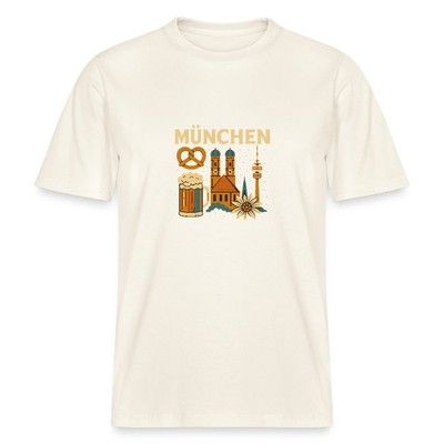 München Bayern Edelweiss Brezn Bierkrug Stanley/Stella Unisex Bio T-Shirt