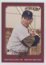 2002 Donruss Studio Classic Studio 313/1000 Ted Williams #CS-22 HOF sh7