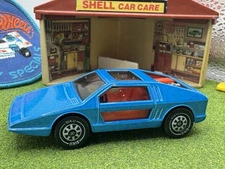 Siku Eurobuilt 1:55 Maserati Boomerang Diecast Blue W. Germany #1034 Vintage NM