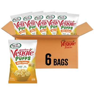 Sensible Portions Veggie Puffs, White Cheddar Flavor, GlutenFree Chips, 3.75 ...