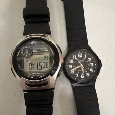 CASIO AND CASIO WATCHES PAIR EXCELLENT PRE-OWNED HAPPY WATCHES