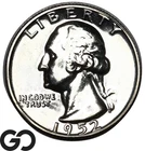 1952 Washington Quarter PROOF, Superb Gem PR++