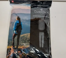 Cuddl Duds Womens Black 2 Piece Long Sleeves Top and Pants Base Layer Set XL NEW