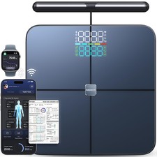 Smart Scale For Body Weight, 8-electrode Larger Platform Digital Scale For