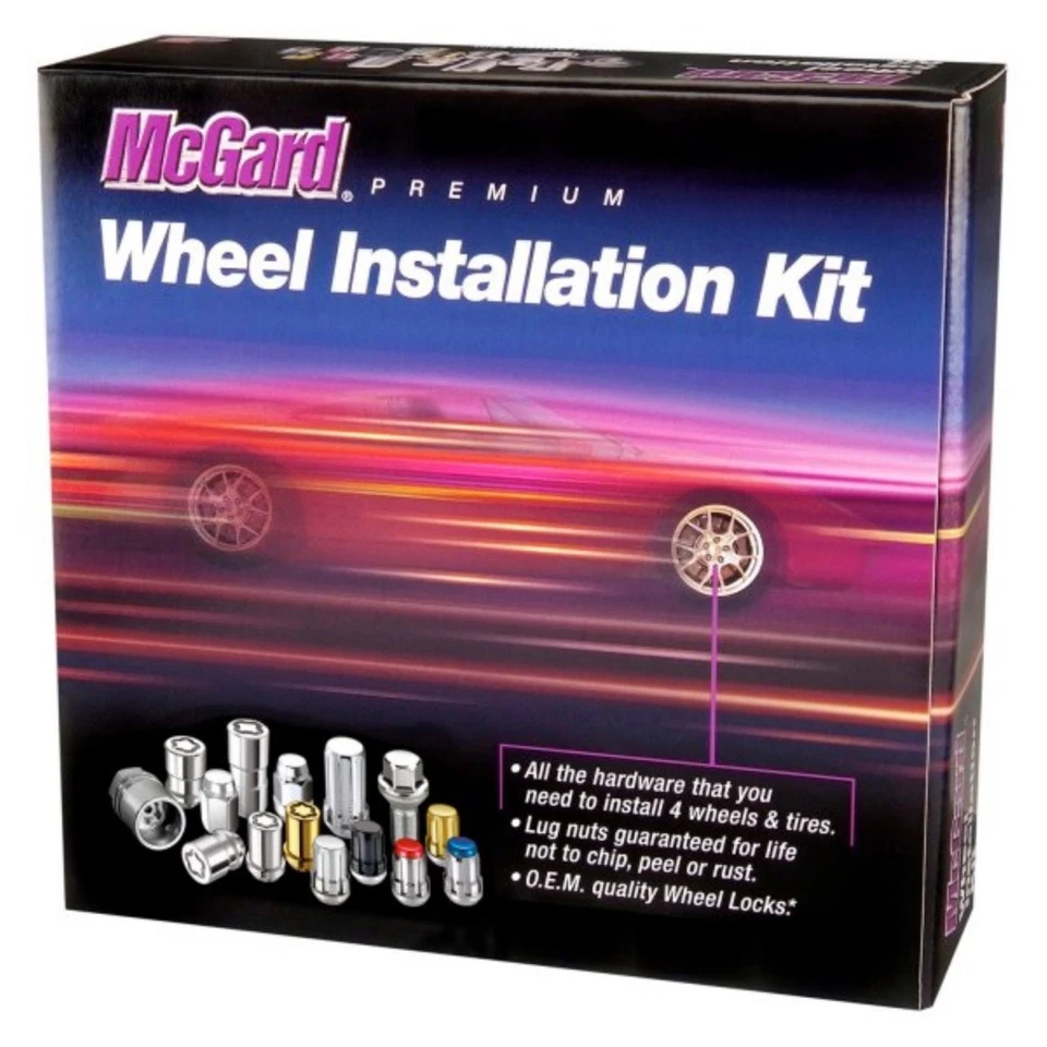 Kit de instalación de terminales hexagonales McGard para GMC K2500/K3500 1988-2000 tuerca de asiento cónico | negro Foto 2 de 3