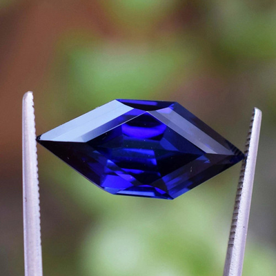 #ad 22 Ct Natural Ceylon Blue Sapphire Fancy Cut Certified Rare Loose Gemstone Gift $57.20