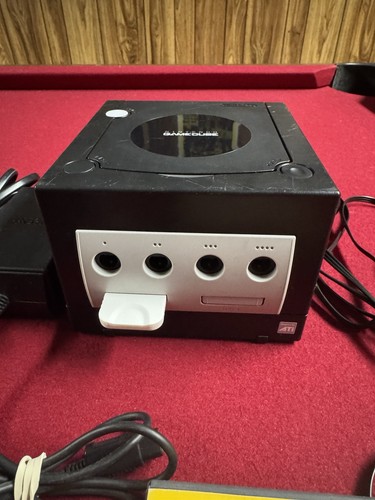 Nintendo GameCube Game Console Black LED light Mod & Tony Hawk Game ...
