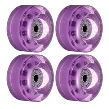 PATIKIL 32 x 58mm Roller Skate Wheels with Bearings, 4 Pack 82A Quad Skate fo...