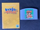 Banjo Tooie Nintendo 64 N64 Cartridge & Manual - Authentic - Tested & Working!