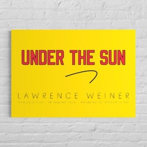 Lawrence Weiner Poster | eBay