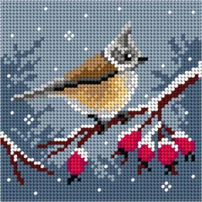 Orchidea Needlepoint canvas for halfstitch without yarn Four Seasons - Winter...