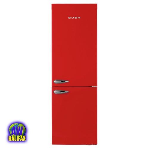Bush BSFF60R Retro Fridge Freezer in Red 1838 eBay