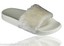 thumbnail 33  - Women's Slip On Size Flat Farrah Rubber Slider Mules Fur Slipper Rihanna Sandals