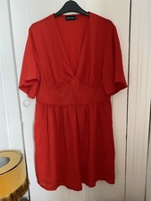 PLT Pretty Little Thing Red Mini Dress Size 14