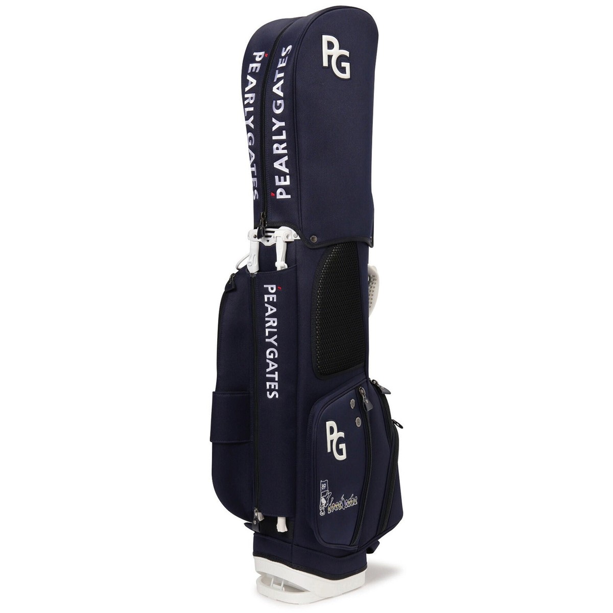 PEARLY GATES PEANUTS SNOOPY Stand Type Caddy Bag Navy 46inch