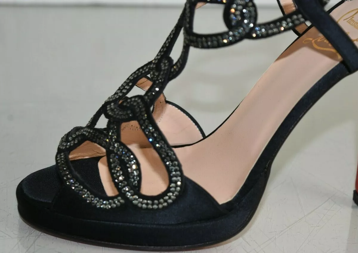 Louboutin strass black sale