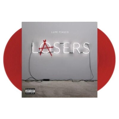 Lupe Fiasco   Lasers VINYL 2LP NEW & SEALED TRANSLUCENT RED