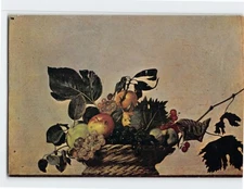 Postcard Canestro di frutta By Caravaggio Ambrosiana Milan Italy