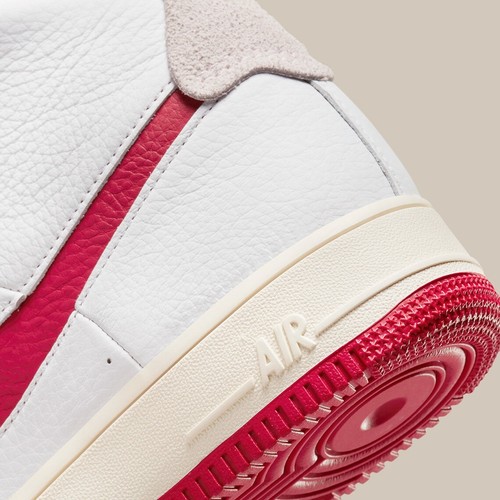 Nike W AF1 Air Force 1 Sculpt High Summit White Gym Red DC3590-100 Women's 8 - Picture 6 of 7