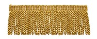 Barren Fransenbesatz Mit Gestricktem Kopf, Farbe# 4875 - Kanariengold [5 Yards]